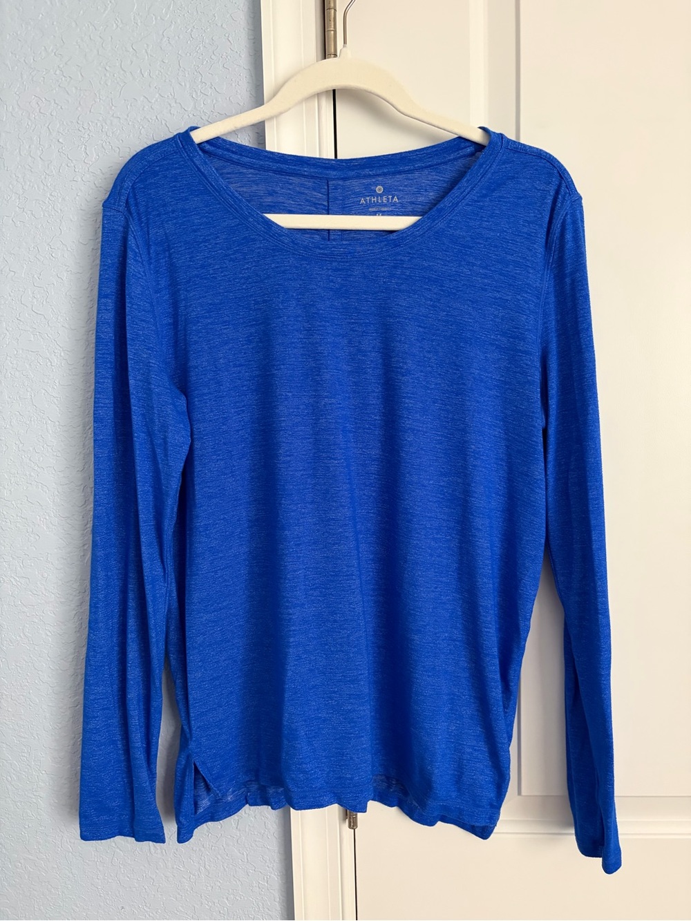 Athleta Long-Sleeve Crewneck Top - Royal Blue